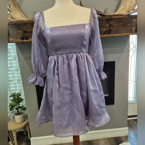 THIRTY THIRTY Dress Size SmallElegant Lavender Kids Dress - Picture 1 of 6